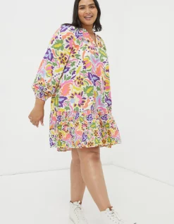 Amy Art Floral Tunic Dress