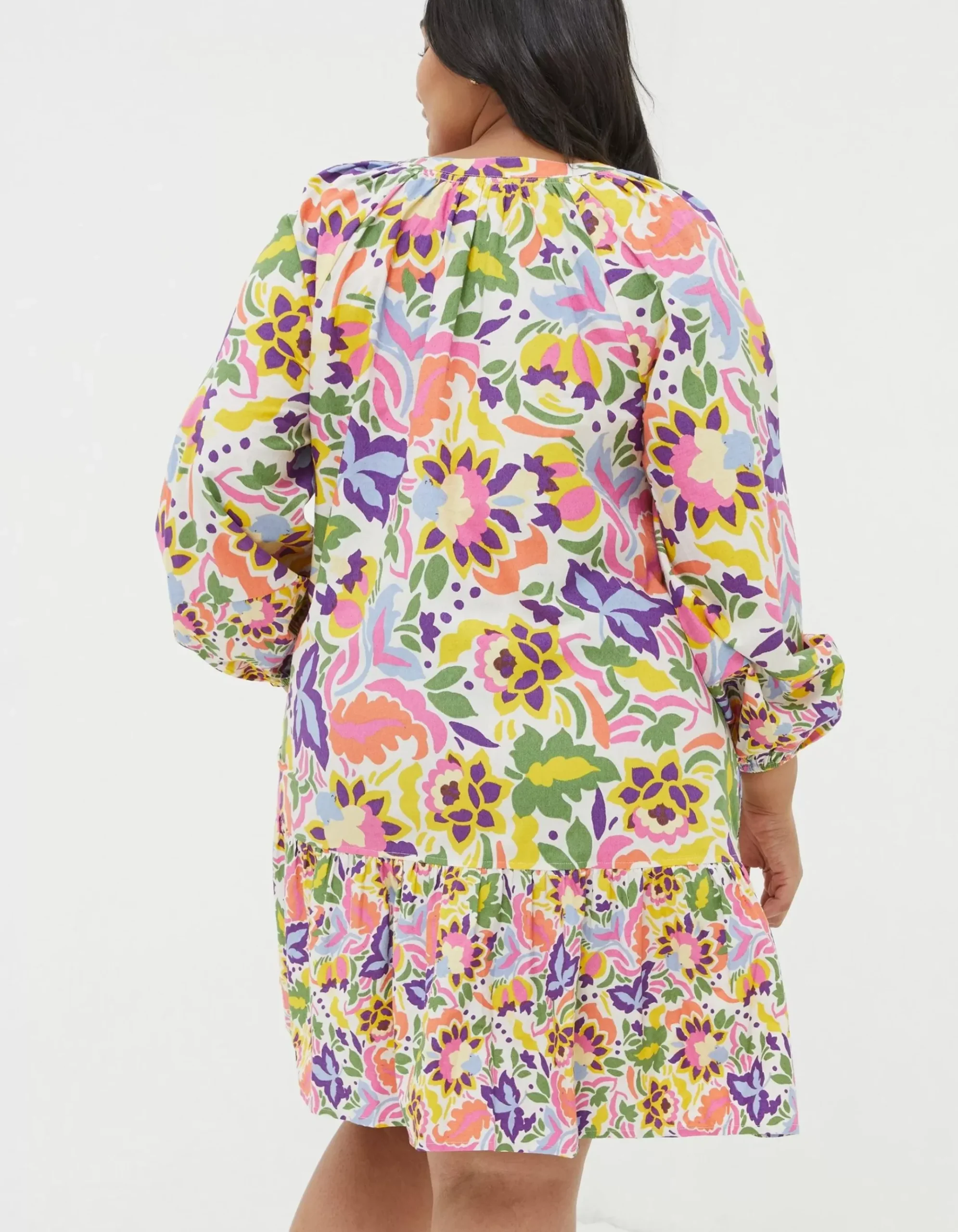 Amy Art Floral Tunic Dress
