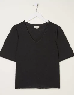 Angela V Neck Knitted Top