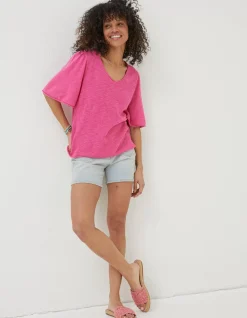Angela V Neck Knitted Top