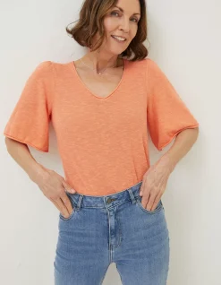 Angela V Neck Knitted Top