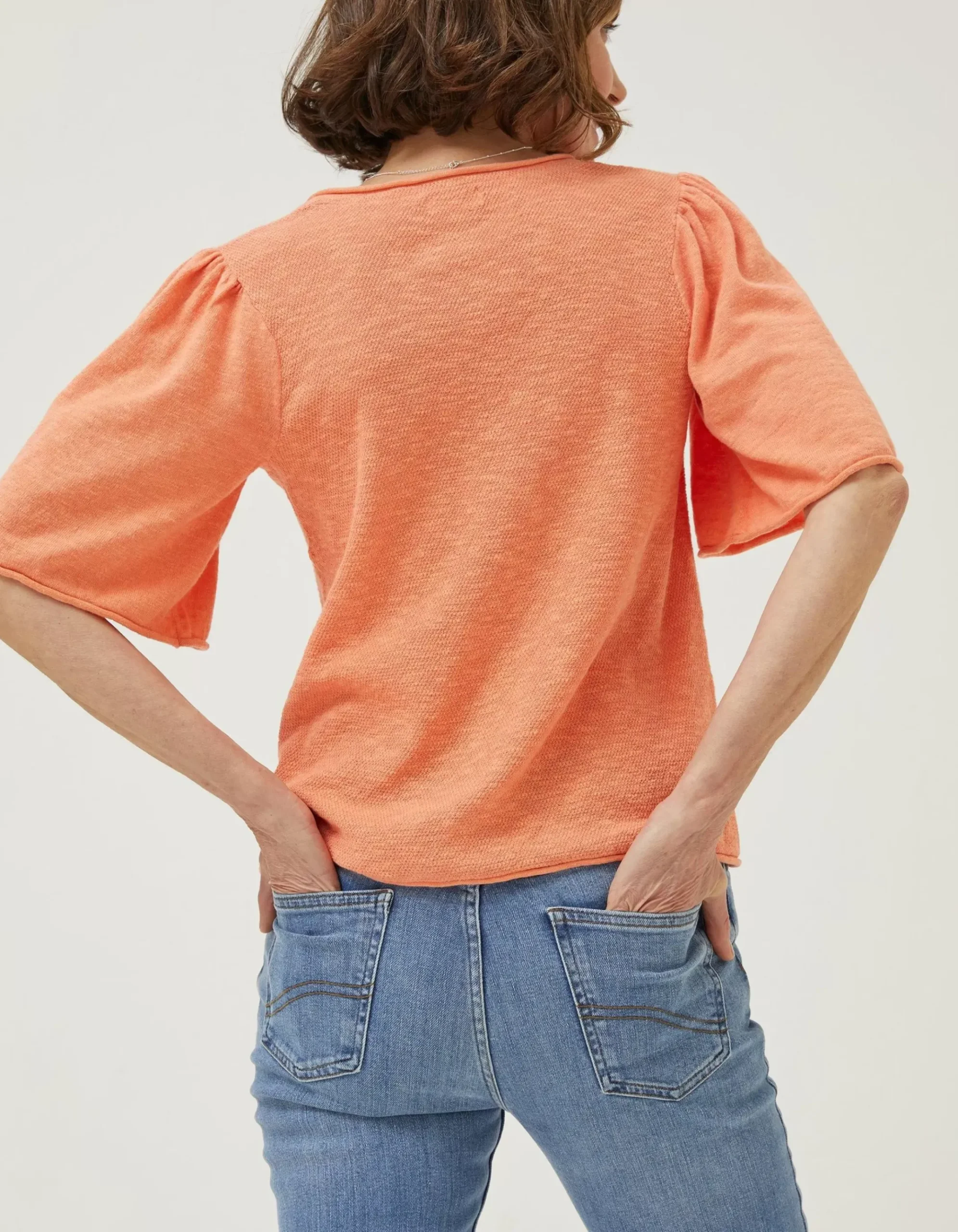 Angela V Neck Knitted Top