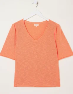 Angela V Neck Knitted Top