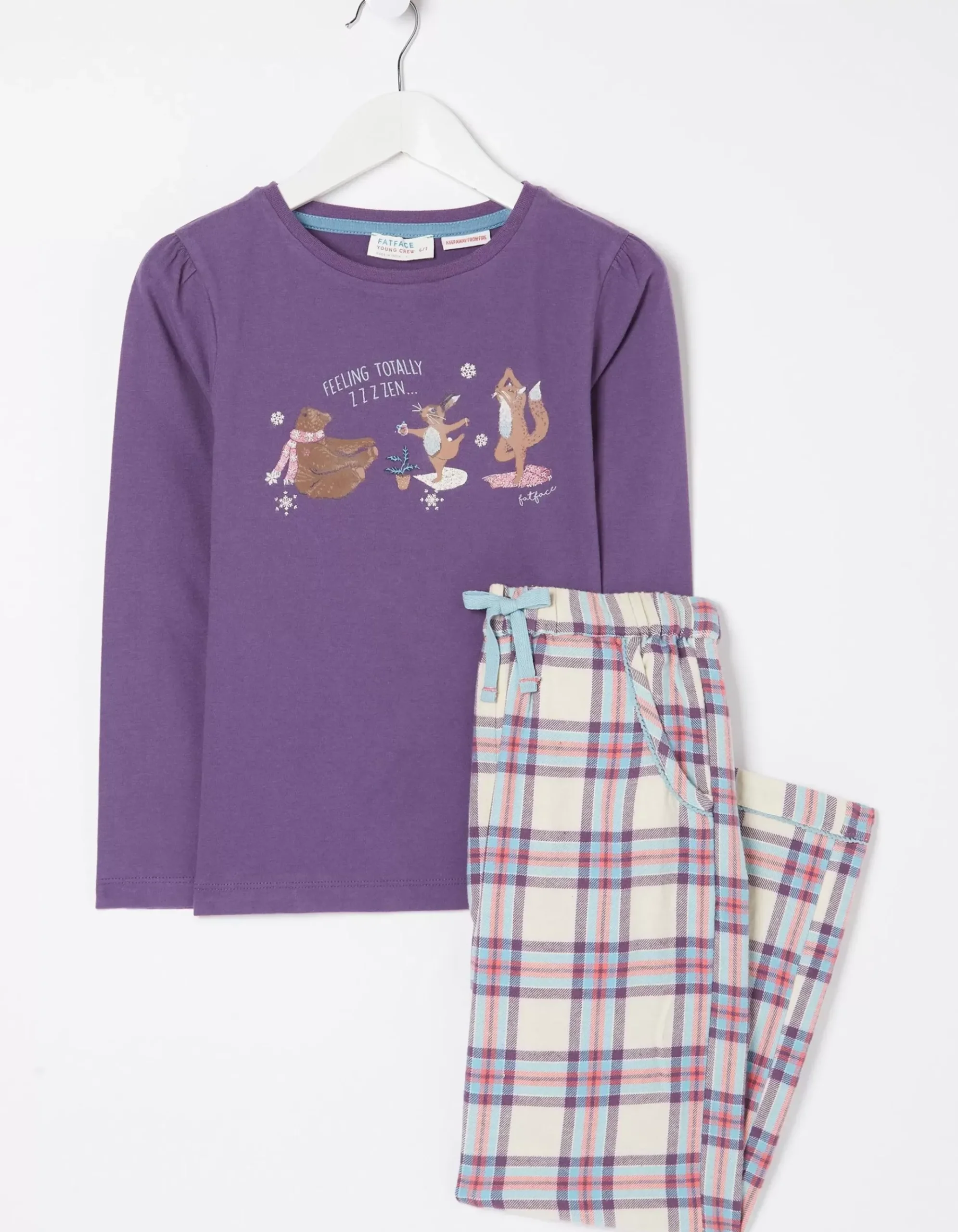 Animal Check Pyjama Set