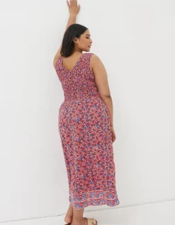 Anna Meadow Midi Dress