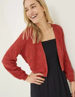 Anna Pointelle Cardigan