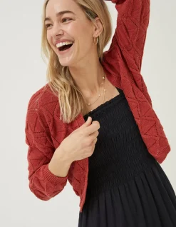 Anna Pointelle Cardigan