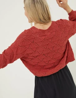 Anna Pointelle Cardigan