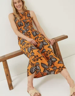 Anna Vine Floral Midi Dress