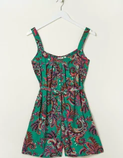 Annie Festival Floral Playsuit