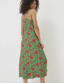 Ariel Bali Blooms Midi Dress