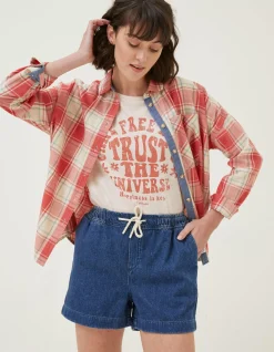 Ashby Pull On Denim Short