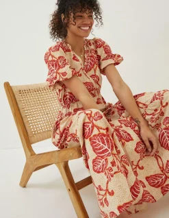 Aubrey Vine Floral Maxi Dress