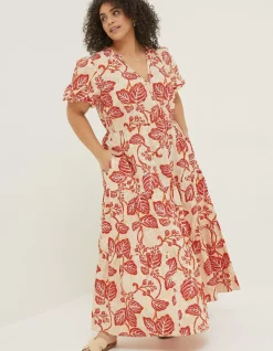 Aubrey Vine Floral Maxi Dress