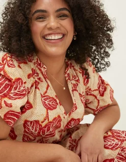 Aubrey Vine Floral Maxi Dress