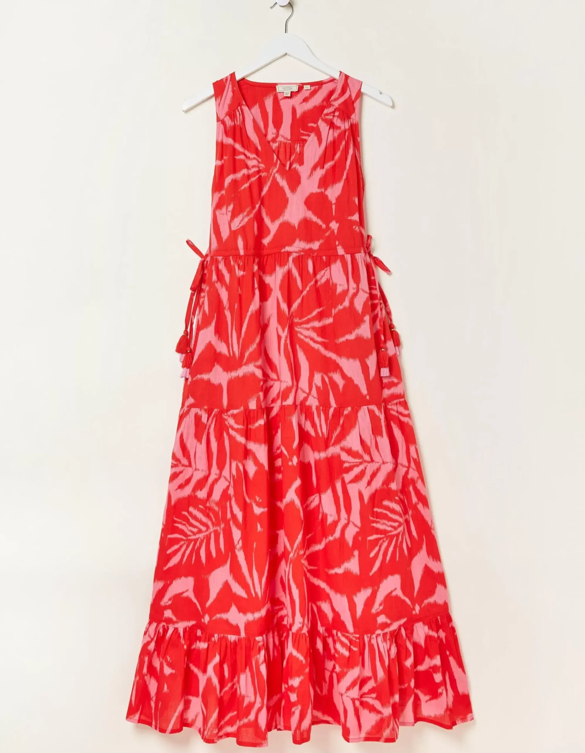 Avery Ikat Leaves Midi Dress