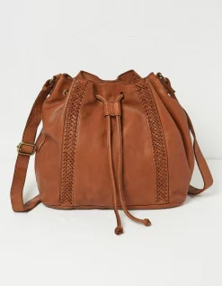 Awna Leather Bucket Bag