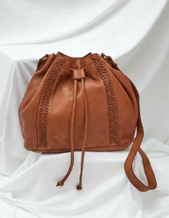 Awna Leather Bucket Bag