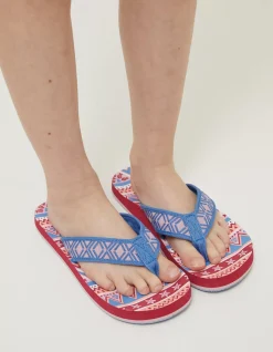 Aztec Flip Flops