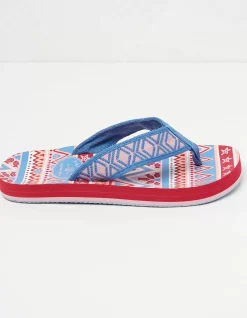 Aztec Flip Flops