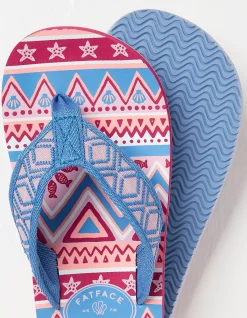 Aztec Flip Flops
