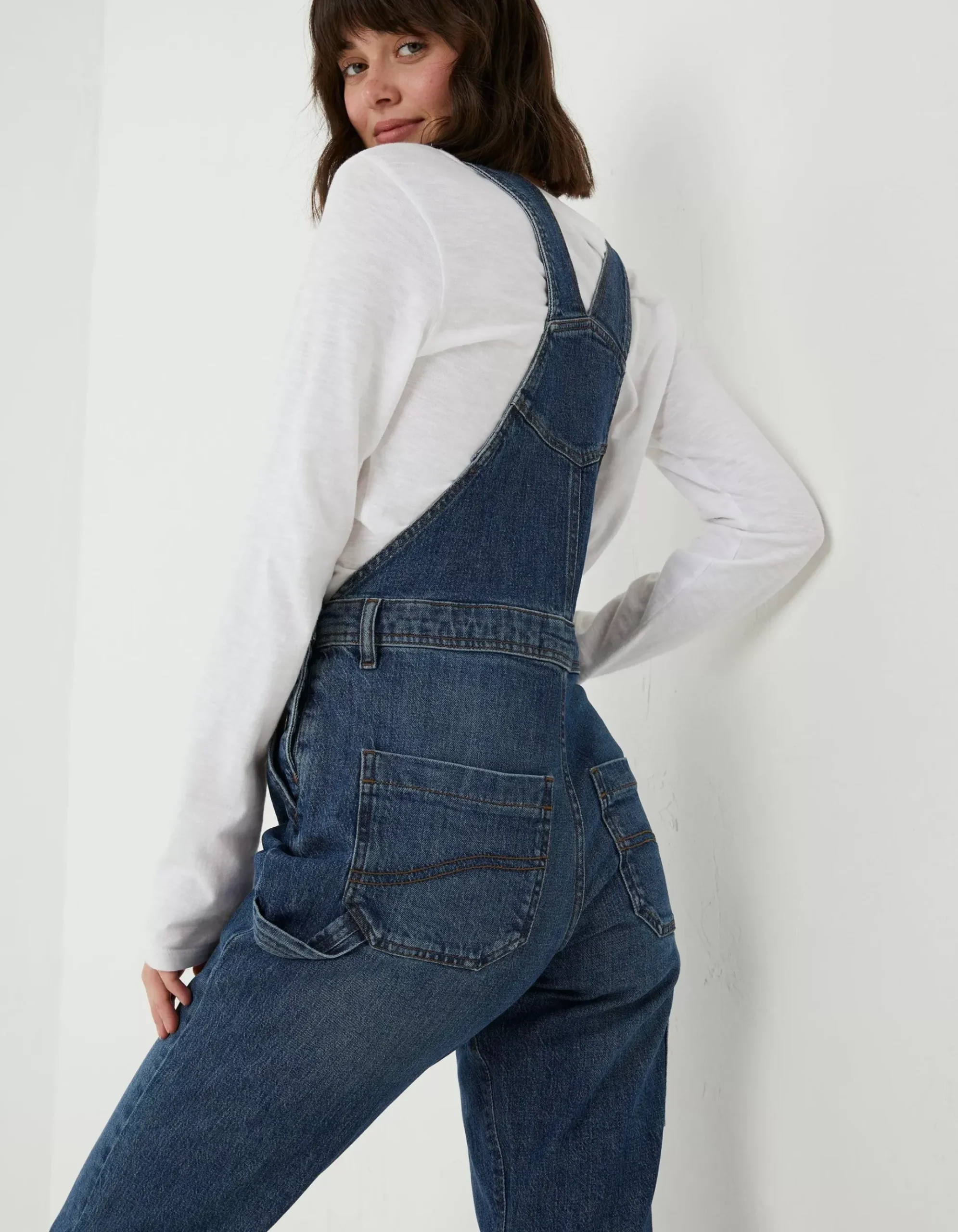 Banbury Straight Leg Denim Dungarees