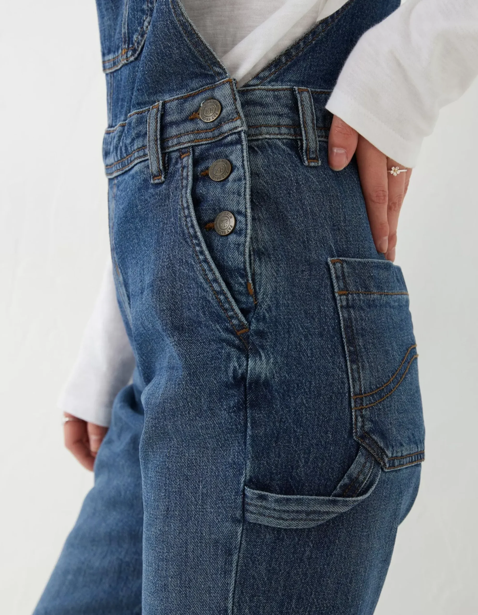 Banbury Straight Leg Denim Dungarees