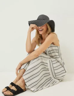 Beach Wear Tulum Stripe Midi Dress