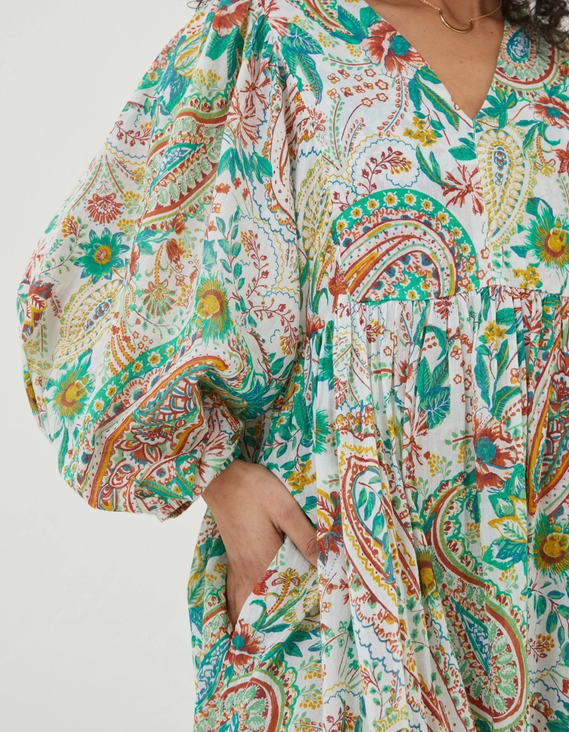 Beachwear Jocelyn Paisley Midi Dress