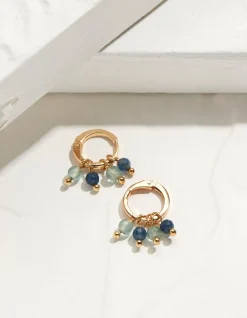 Bead Huggy Hoops