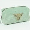 Bee Cord Make Up Bag