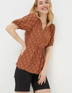 Bella Woodblock Blouse