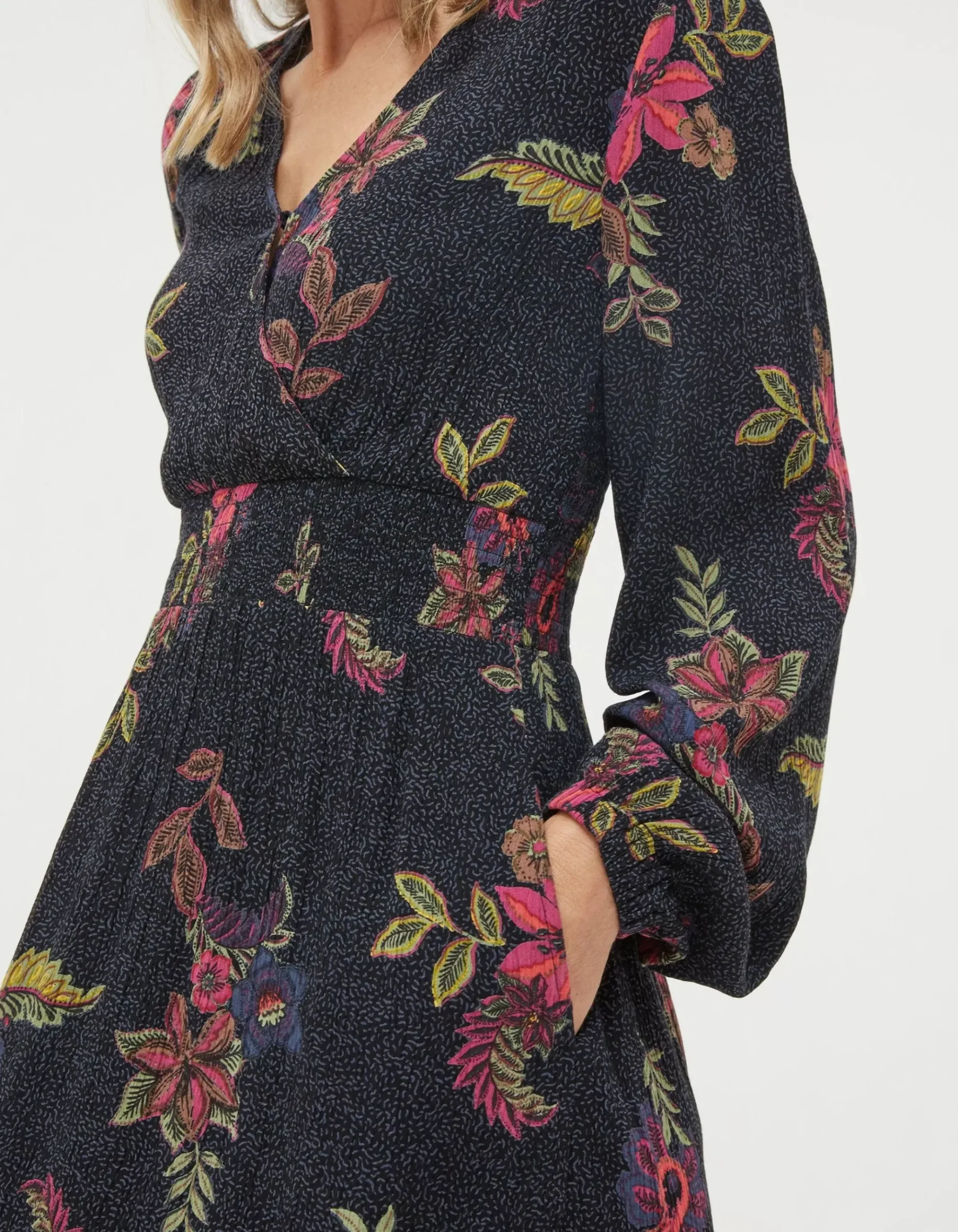 Bennie Floral Midi Dress