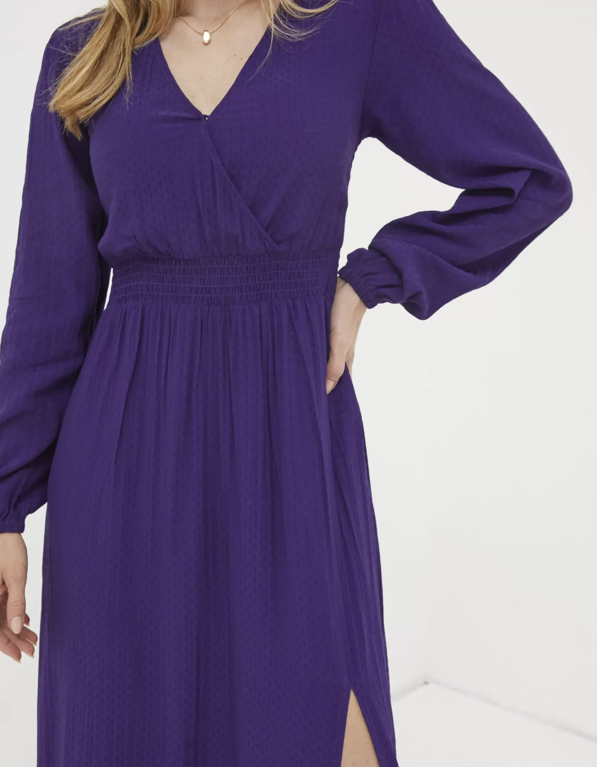 Bennie Wrap Midi Dress