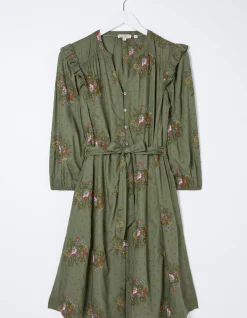 Bernie Embroidered Shirt Dress