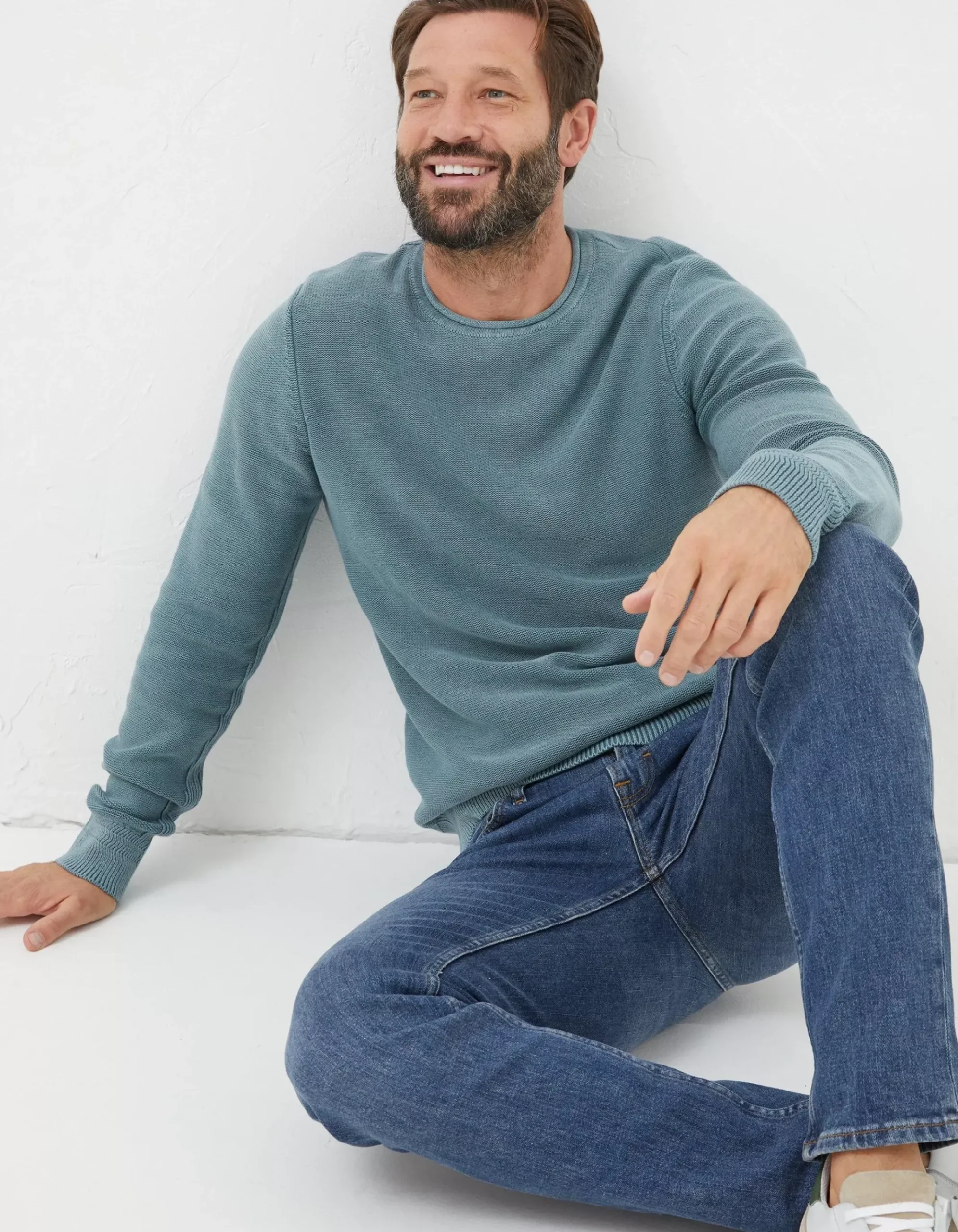 Berwick Washed Crew Jumper
