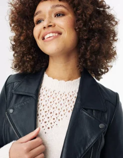 Bethany Biker Leather Jacket