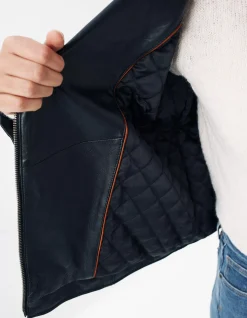 Bethany Biker Leather Jacket