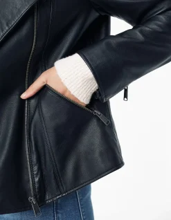 Bethany Biker Leather Jacket