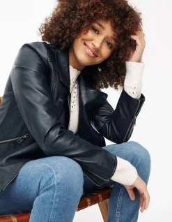 Bethany Biker Leather Jacket