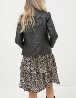 Bethany Quilted Biker Jacket