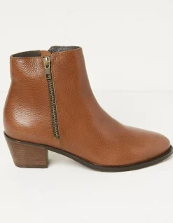 Betsy Zip Detail Ankle Boot