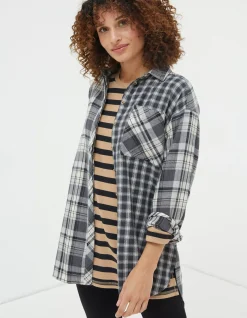 Billie Longline Check Shirt