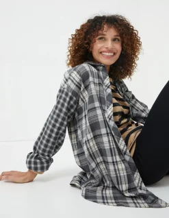 Billie Longline Check Shirt