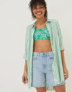 Billie Stripe Longline Shirt