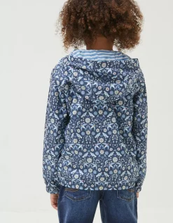 Bird Tile Windbreaker Jacket