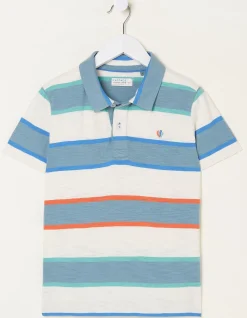 Block Stripe Polo