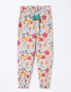 Blooms Cuffed Beach Trousers