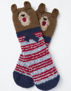 Bobbi Bear Fluffy Socks