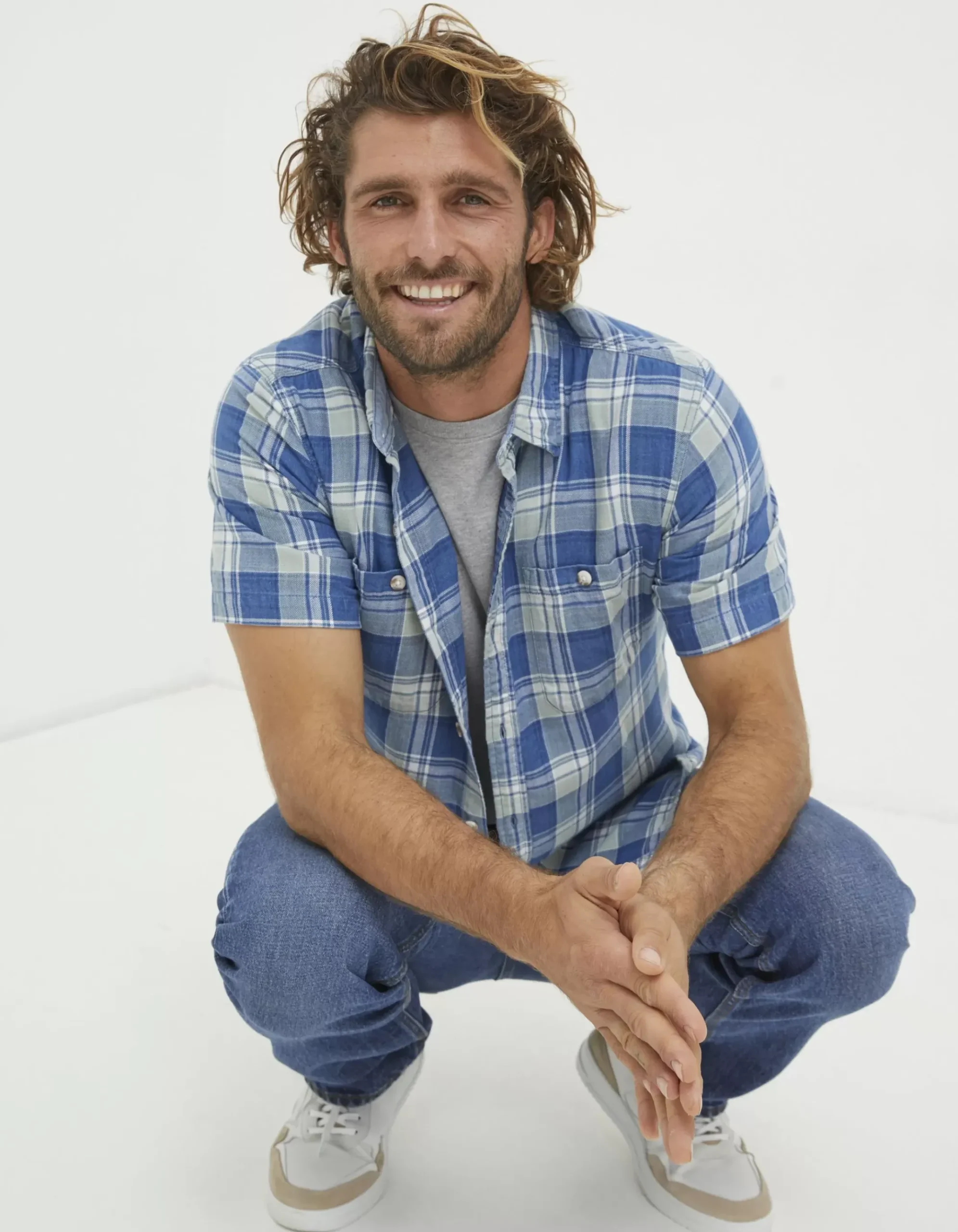 Bodmin Indigo Check Shirt